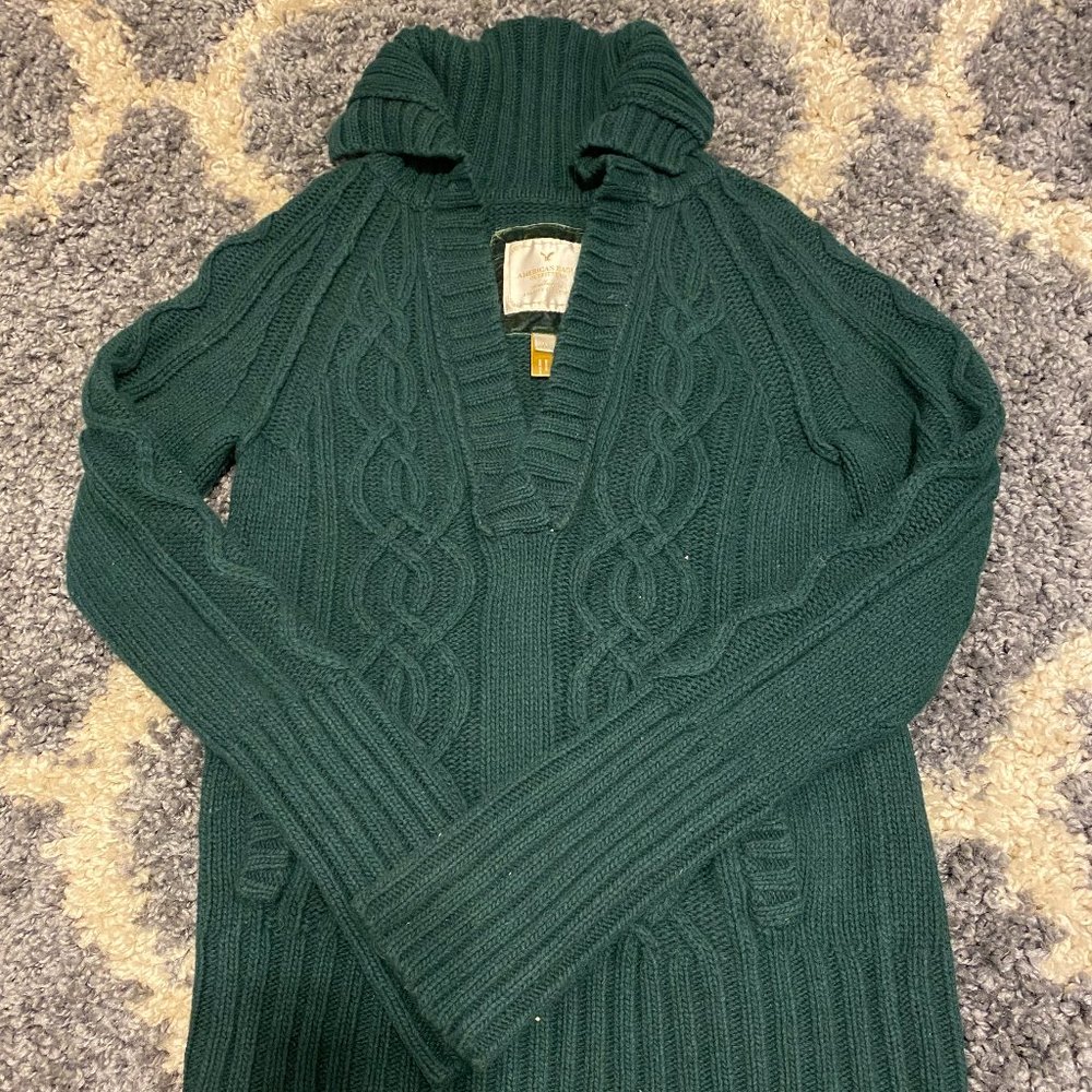 Hunter green American Eagle Sweater